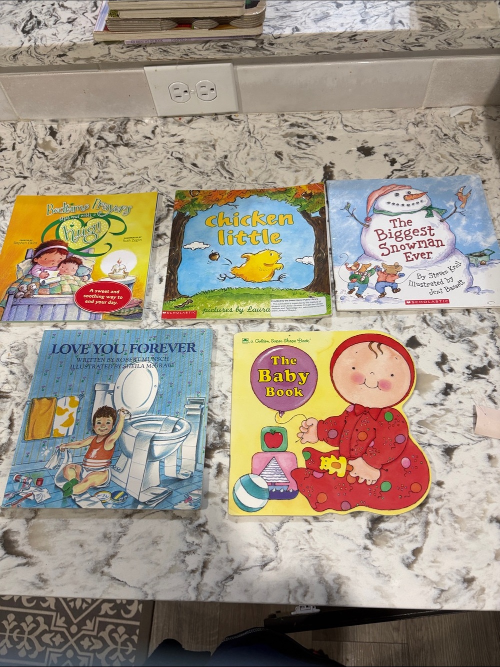 5 assorted Classic Children's Book Set -